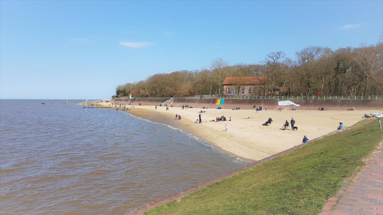 Apartment Jadestrand, Am Alten Deich 4-6, Whg 1 20 Dangast Bagian luar foto
